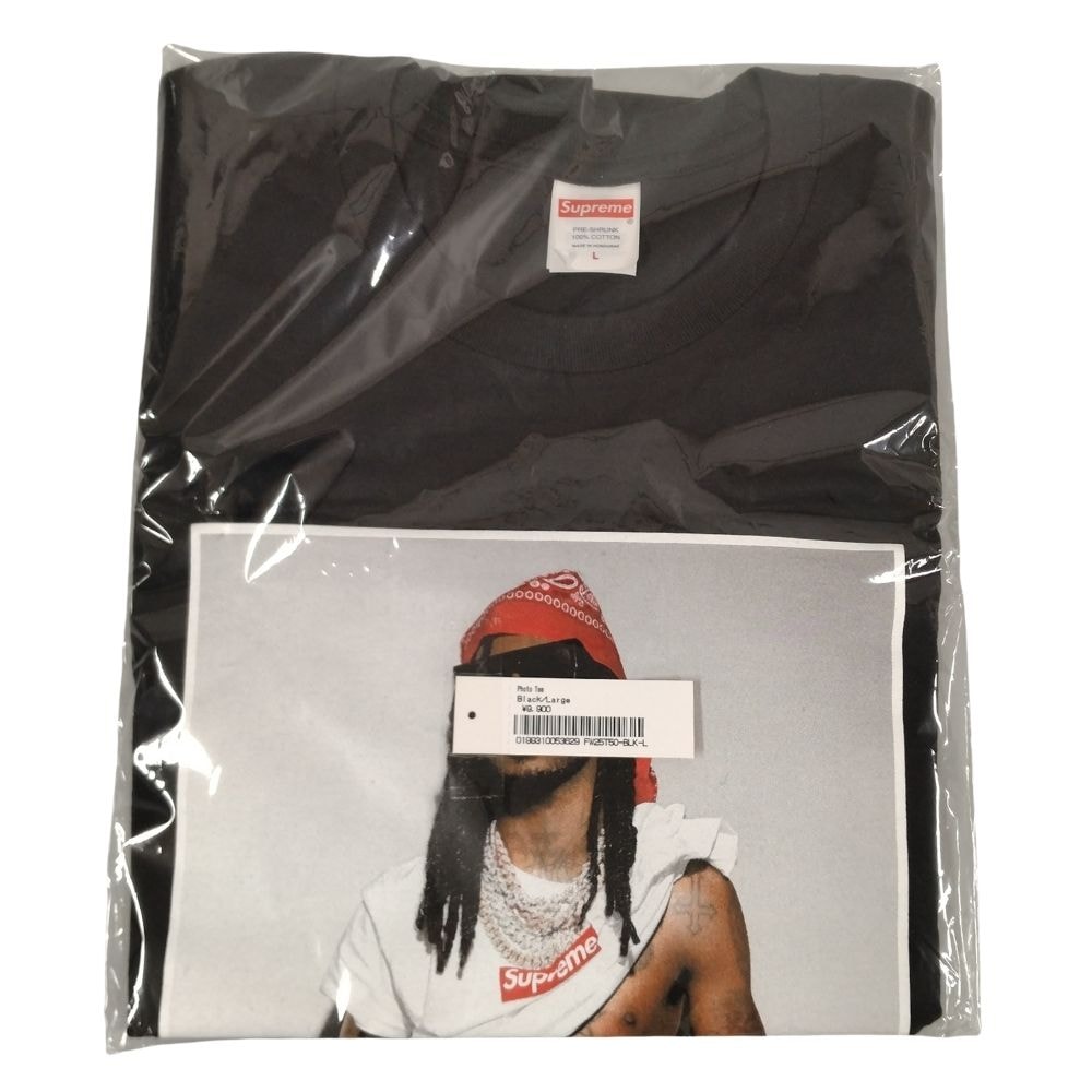 SUPREME シュプリーム 25AW Playboi Carti Photo Tee フォト プリント 半袖Tシャツ ブラック サイズ L  40452