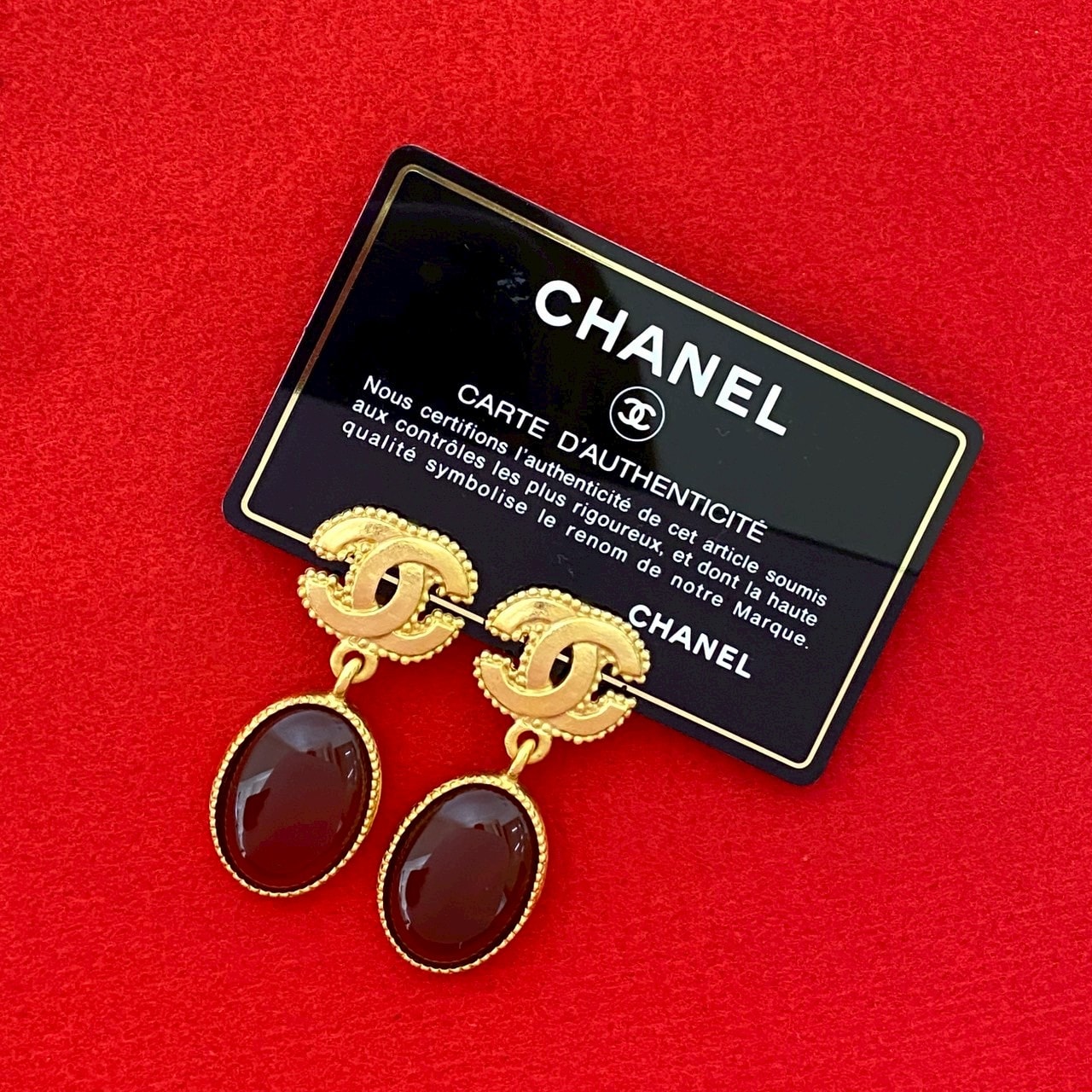 CHANEL シャネル グリポア ココマーク GP イヤリング ゴールド
 71960