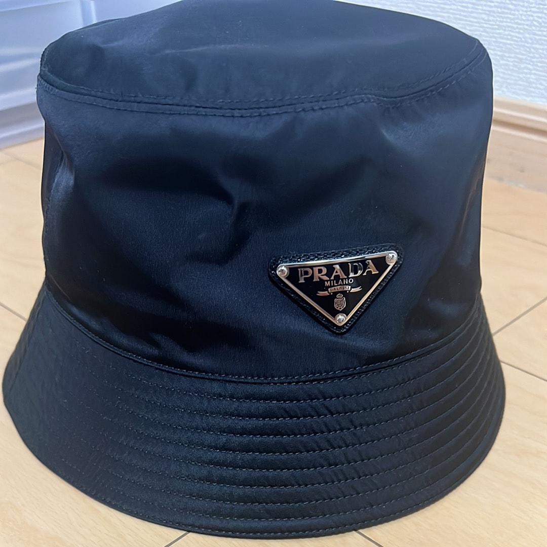 PRADA Re-Nylon Bucket Hat "Black"