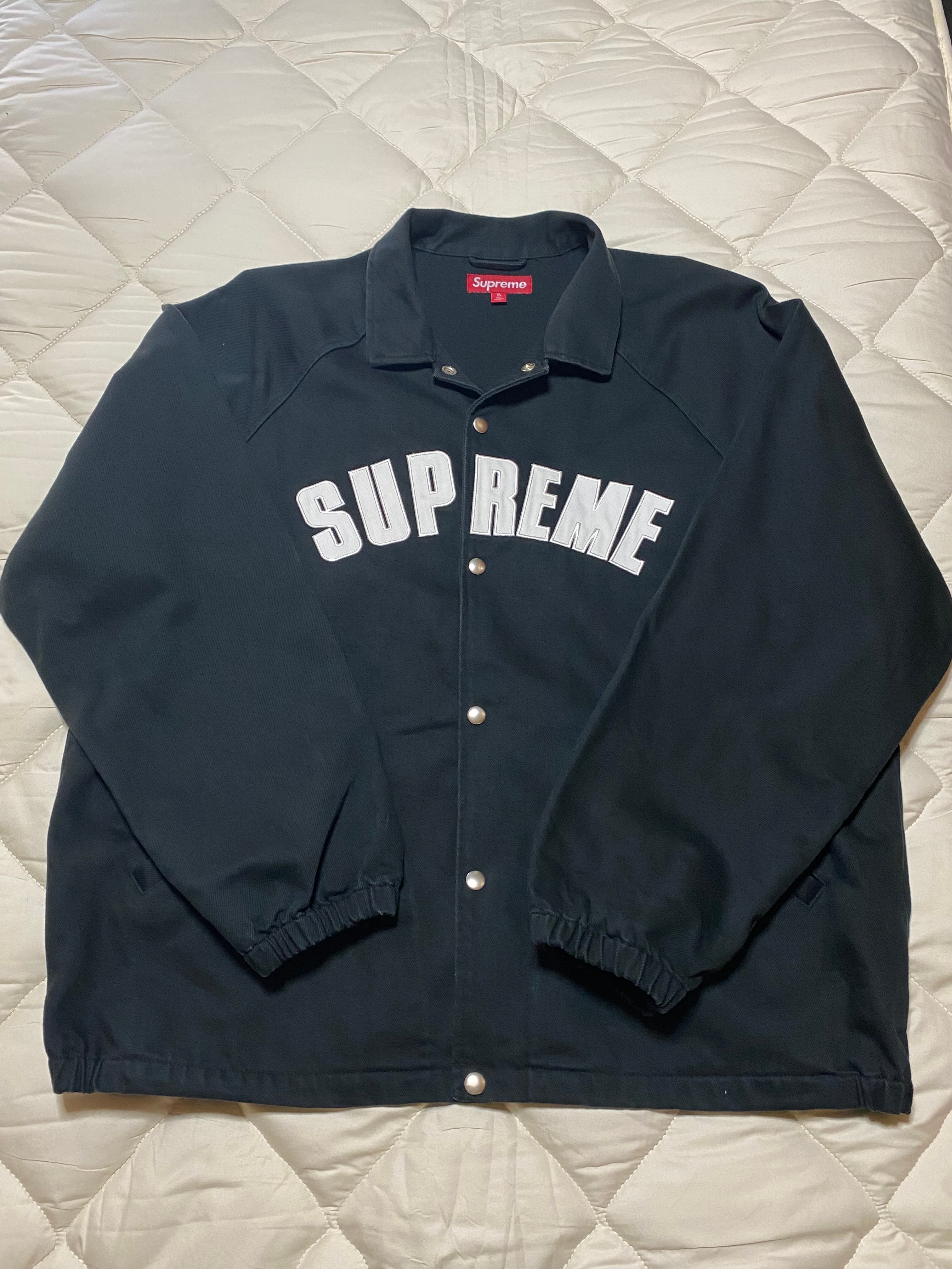 Supreme Arc Denim Coaches Jacket "Black"