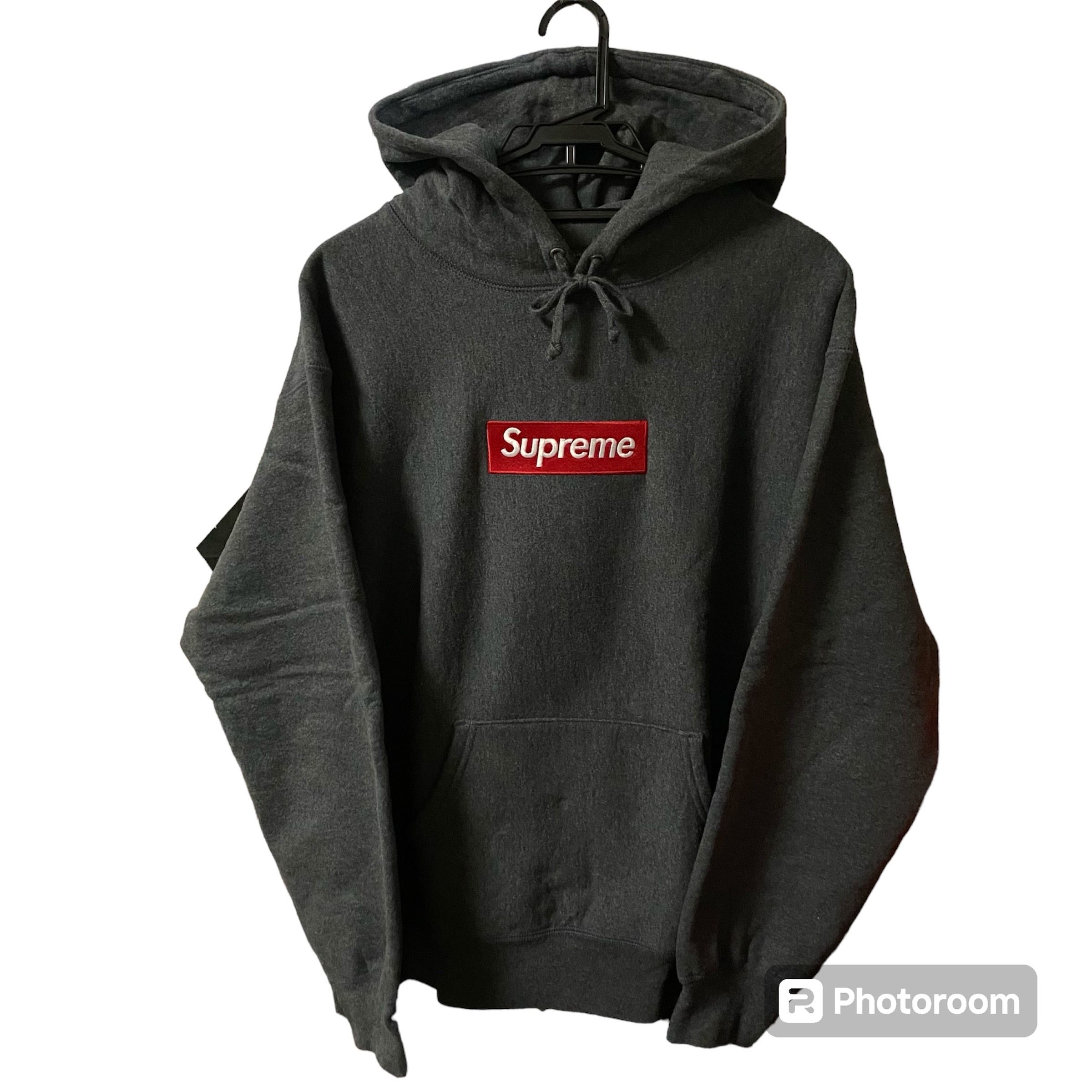 Supreme Box Logo Hooded Sweatshirt "Charcoal" (21FW)