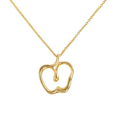 TIFFANY&Co. ティファニー アップル ネックレス エルサ・ペレッティ K18YG ゴールド【中古】