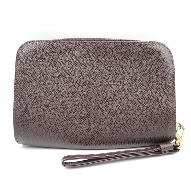 LOUIS VUITTON(ルイ・ヴィトン)バイカル タイガ ヴィンテージ クラッチバッグ セカンドバッグ アカジュー レザー ゴールド金具 M30186【中古】