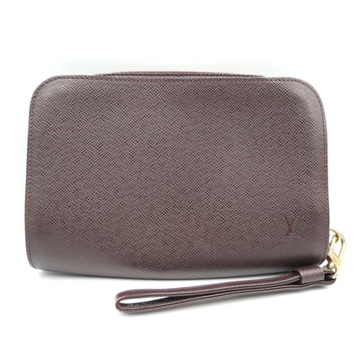 LOUIS VUITTON(ルイ・ヴィトン)バイカル タイガ ヴィンテージ クラッチバッグ セカンドバッグ アカジュー レザー ゴールド金具 M30186【中古】