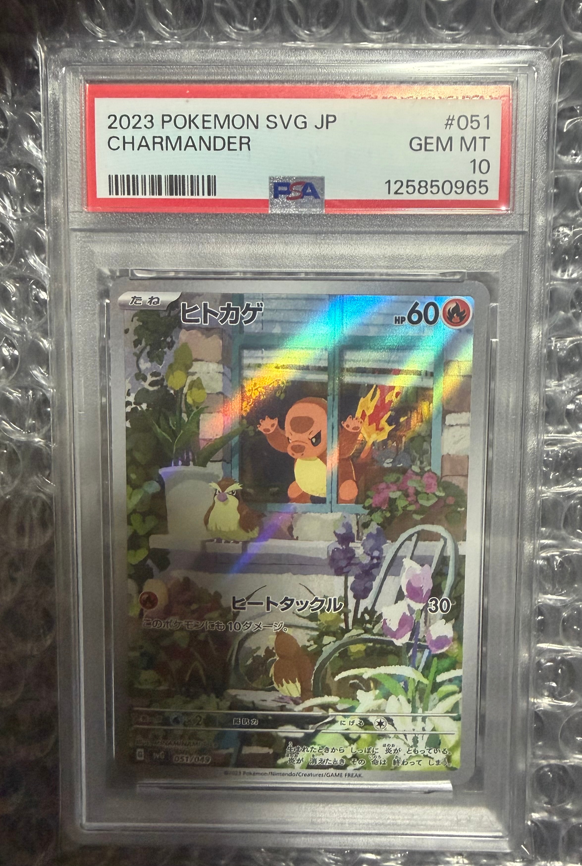 ヒトカゲ :フルイラスト [SVG 051/049](スペシャルデッキセットex「フシギバナ・リザードン・カメックス」)