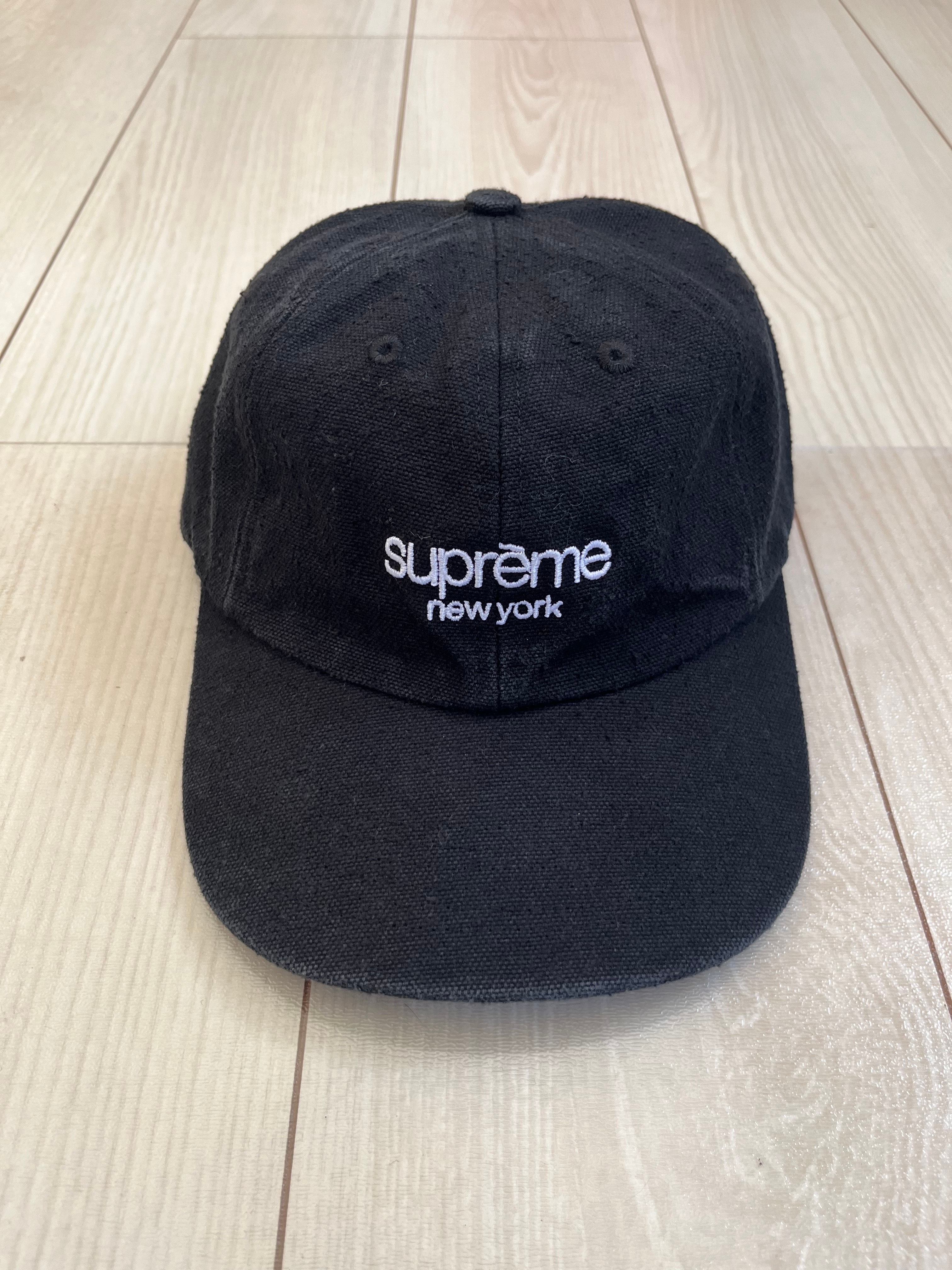 Supreme Classic Logo 6-Panel "Black"
