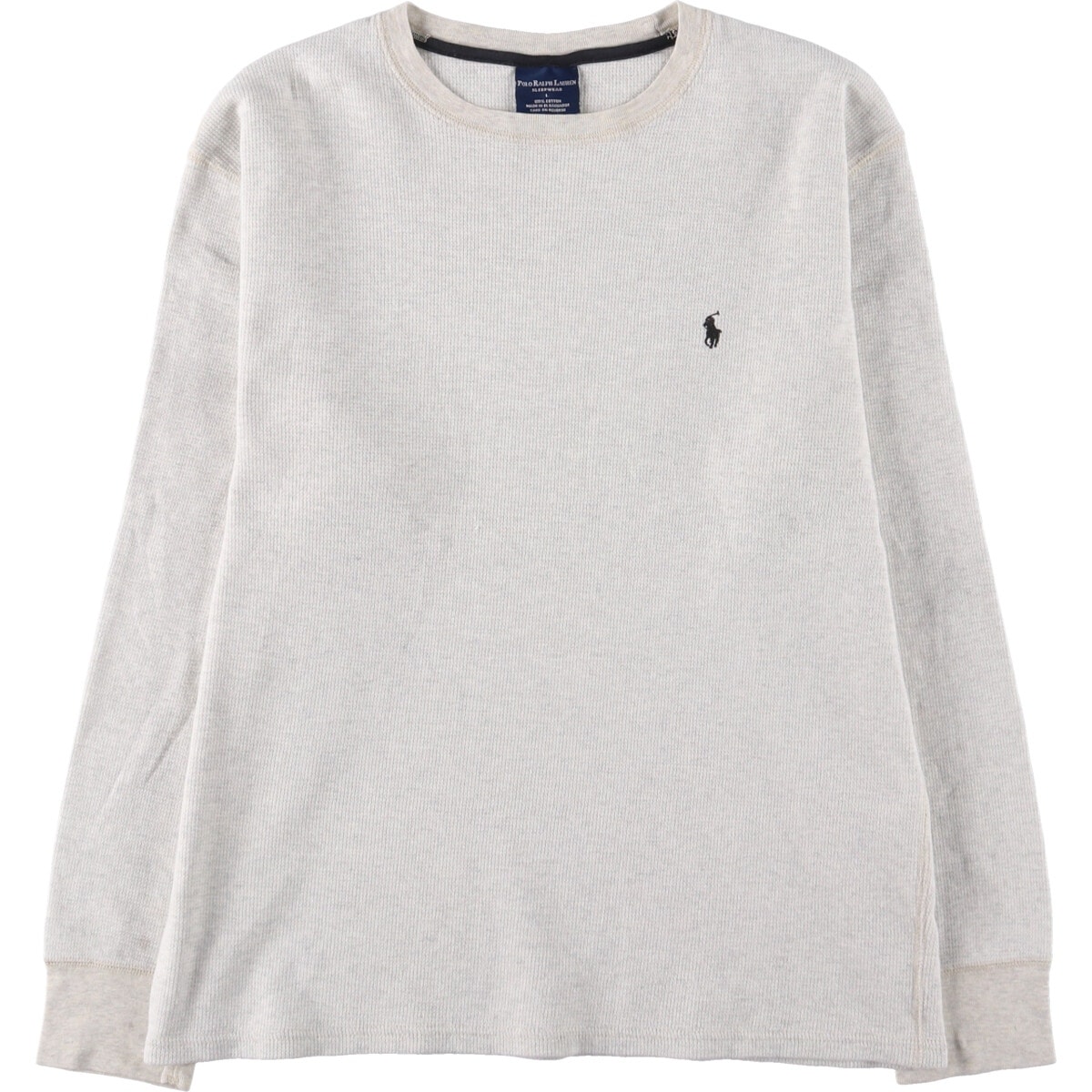 古着 ラルフローレン Ralph Lauren POLO RALPH LAUREN SLEEPWEAR サーマルロンT ハニカム メンズL相当/eaa555253