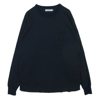 nonnative ノンネイティブ NN-C4607 DWELLER L/S TEE COTTON JERSEY ポケット 刺繍 コットン ジャージー Tシャツ 長袖 ダークネイビー系 2【中古】