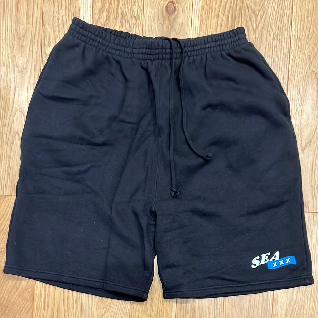 WIND AND SEA x XXX (CIRCLE-XXX) SWEAT SHORTS "Black"