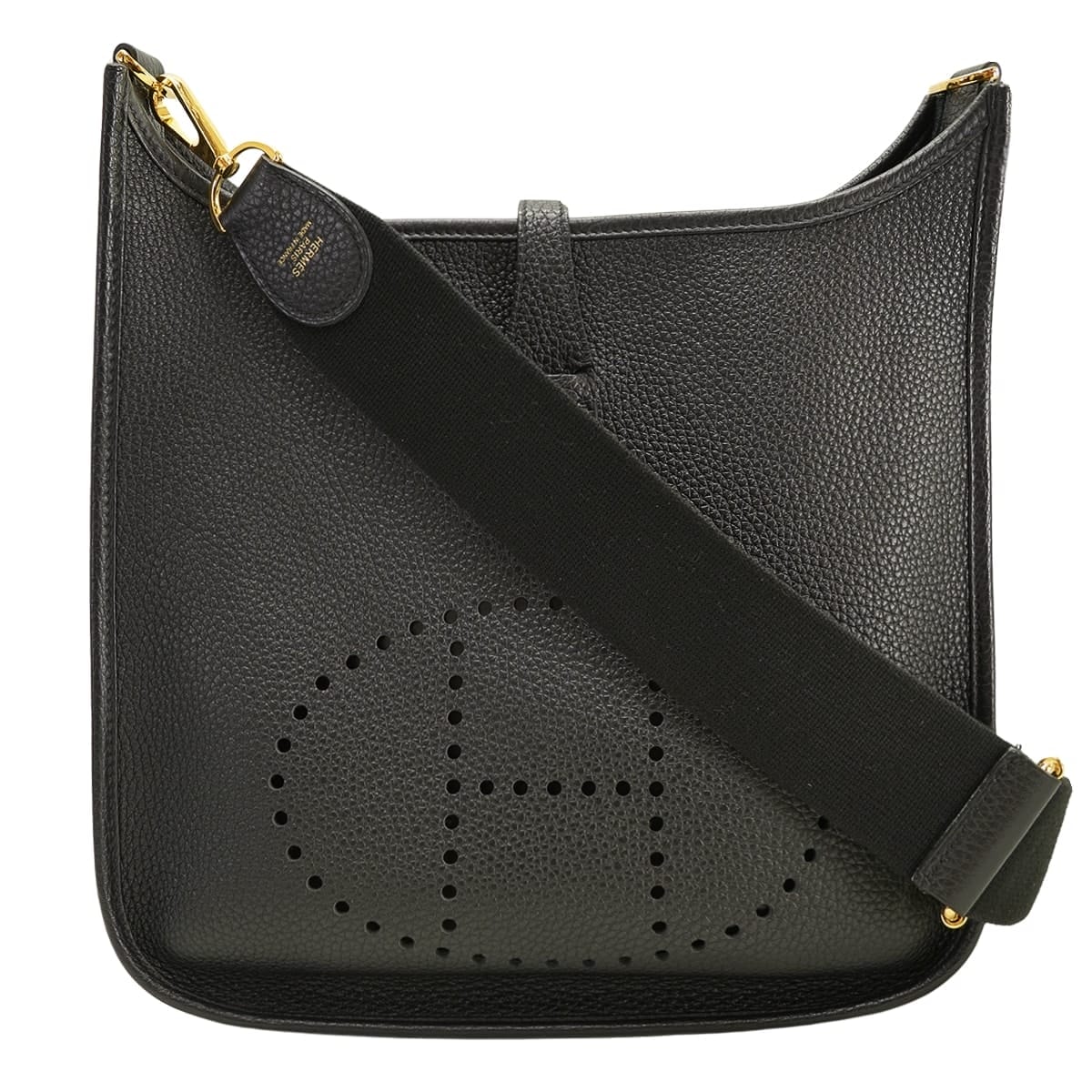HERMES エルメス ショルダーバッグ エヴリン(エブリン) 29 PM 黒 (ブラック) トリヨンクレマンス ゴールド金具 U刻印 新品同様【中古】