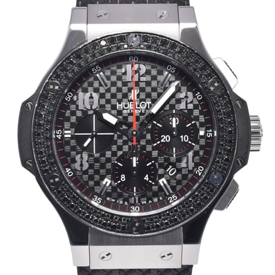 ウブロ HUBLOT 301.SB.131.RX ビッグバン ブラック 自動巻き メンズ 美品 箱付き 腕時計 M#147515