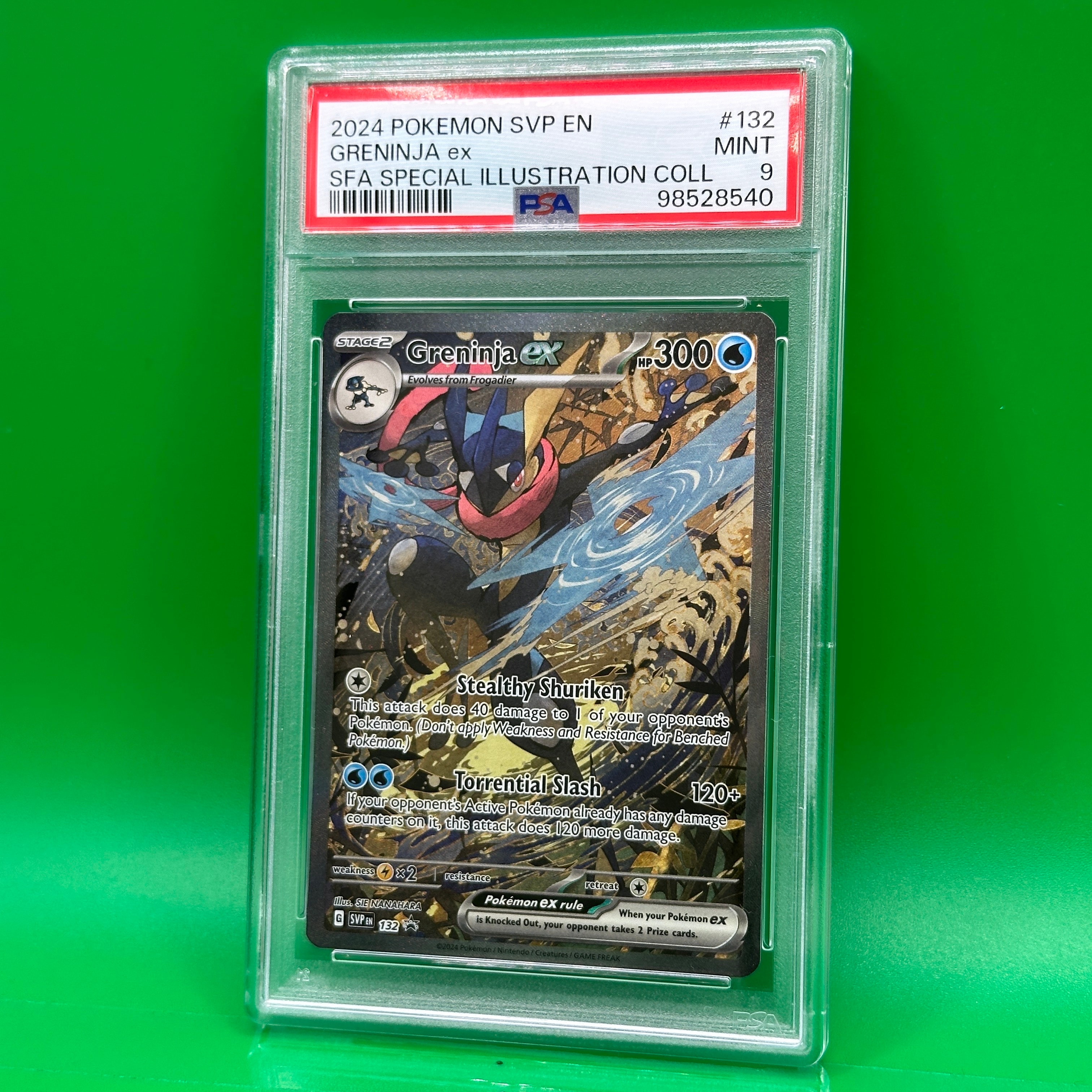 ゲッコウガex P [SVP EN 132]【英語版】(スカーレット&バイオレット「シュラウデッドフェイブル ゲッコウガex スペシャルイラストレーション コレクション」)