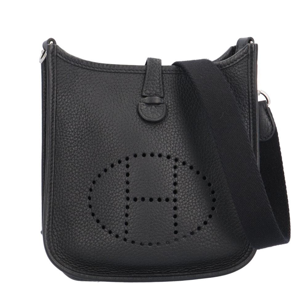 エルメス エブリンTPM ショルダーバッグ トリヨンクレマンス ブラック レディース HERMES  中古
