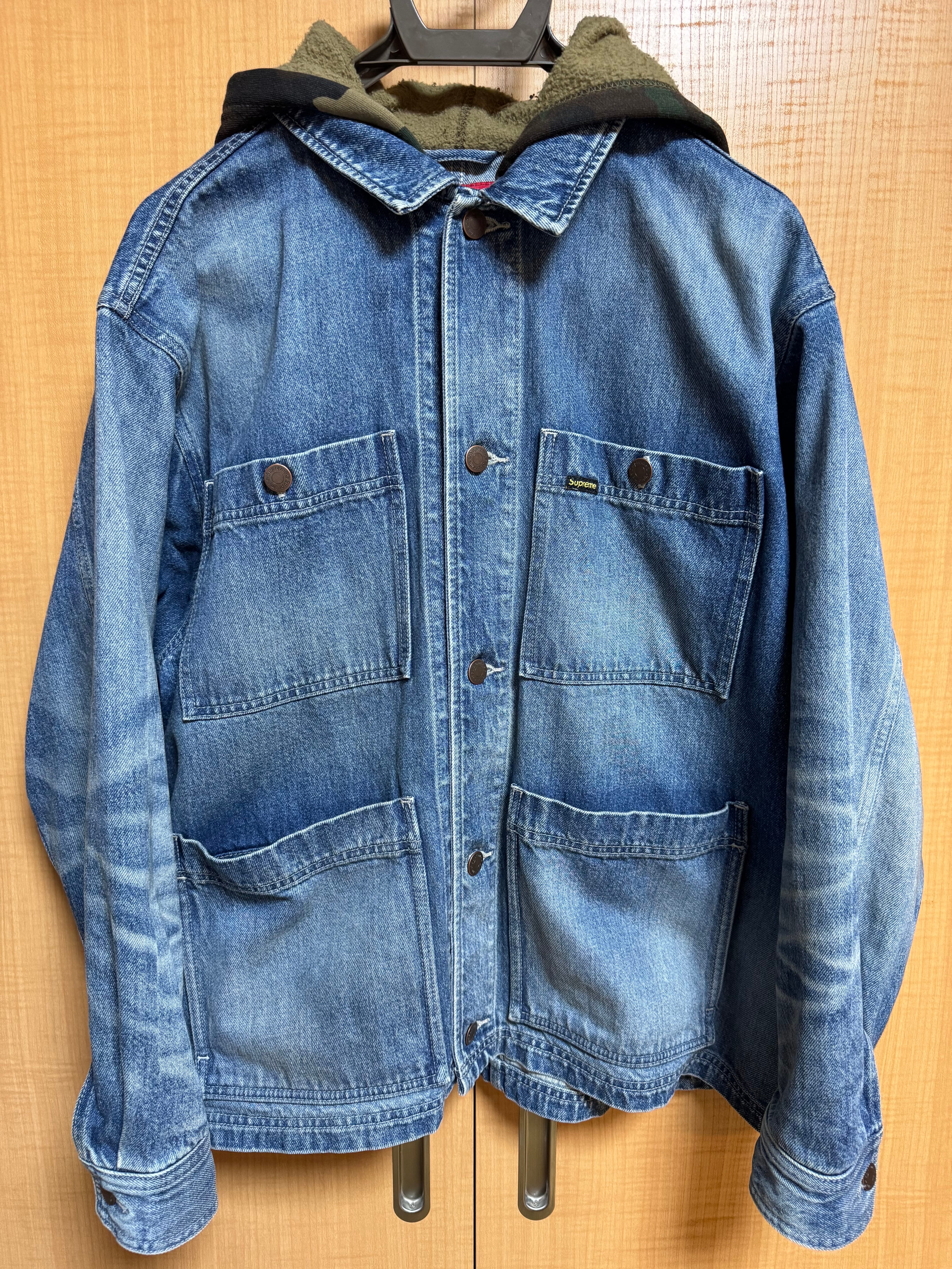 Supreme Worn Hooded Chore Coat Supreme Worn Hooded Chore Coat