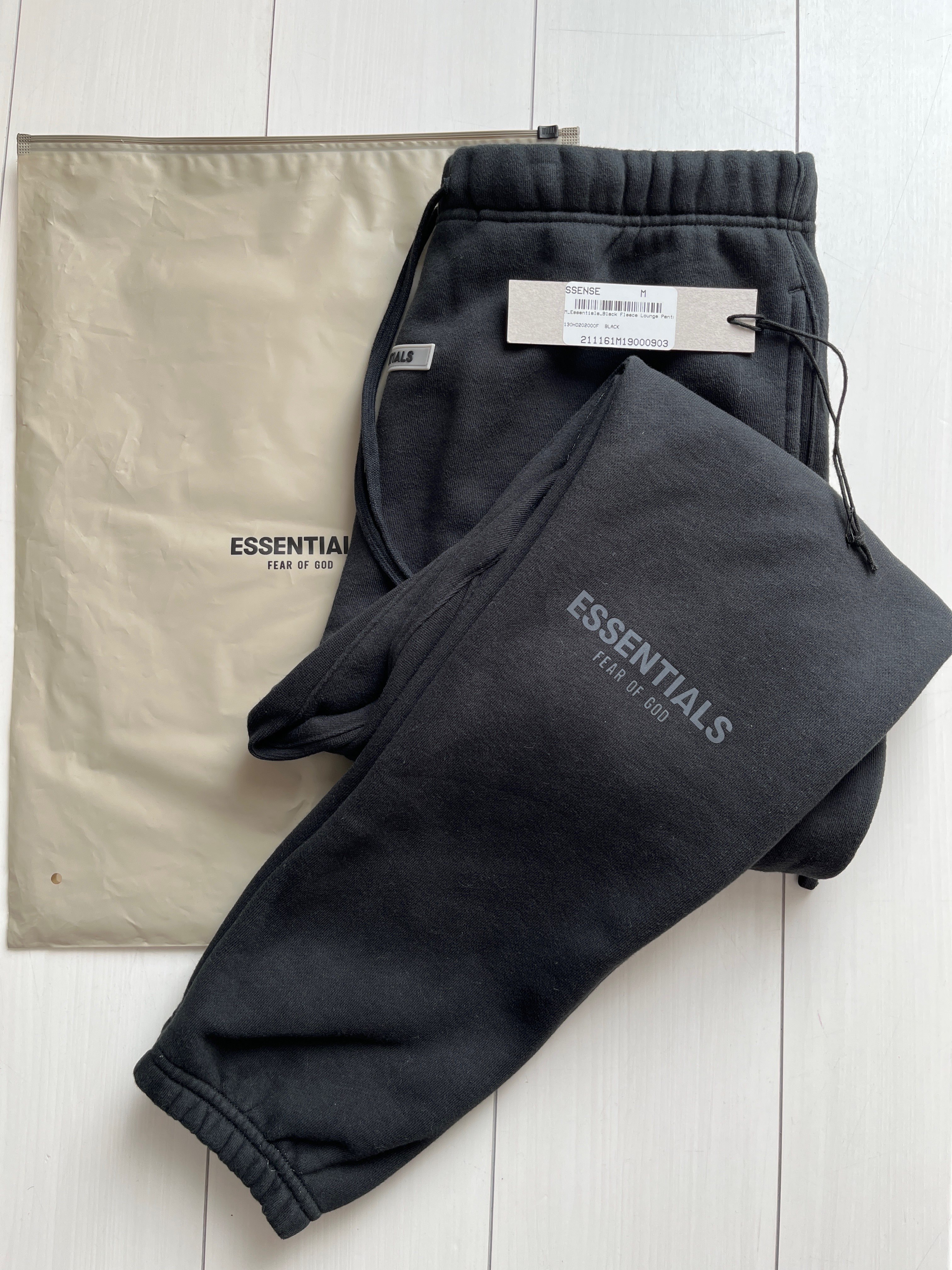 FEAR OF GOD ESSENTIALS Sweatpants (SS20) "Black"