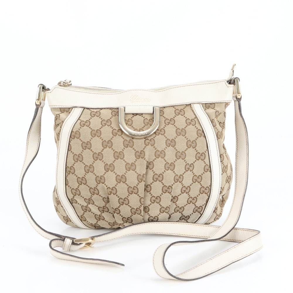 ■極美品 グッチ GGキャンバスアビー 203257 ショルダーバッグ
