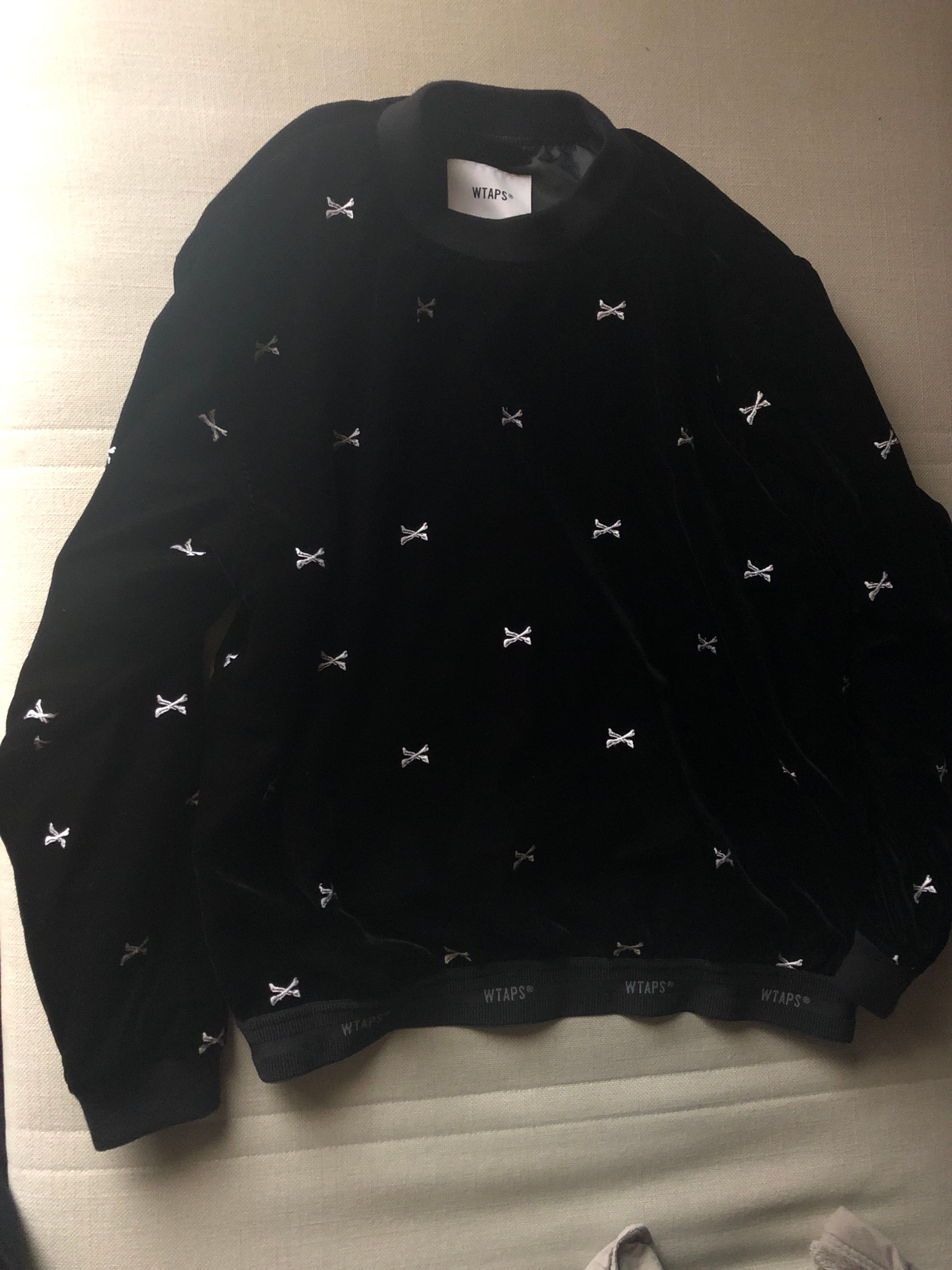 Wtaps Smock / LS / Poly. Velvet. Textile "Black"