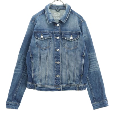 ZARA BASIC ザラベーシック 長袖 デニムジャケット S ブルー系