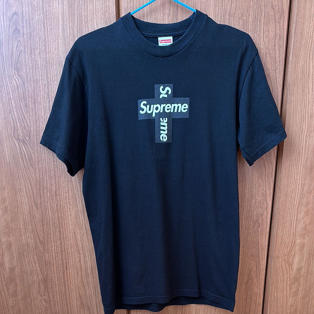 Supreme Cross Box Logo Tee "Black"