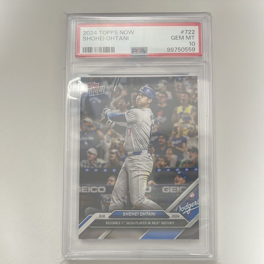 大谷翔平 [722](2024 MLB トップスナウカード「50/50 Club 9/19/24」)