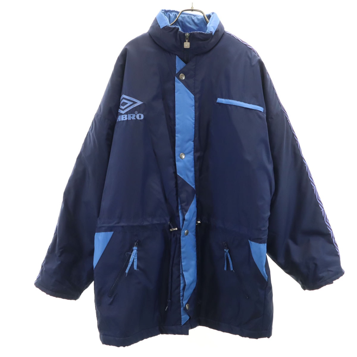 umbro アンブロ トレーニング ベンチコート L ネイビー 裏ボア