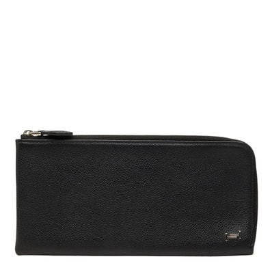 トッズ L字ファスナー 長財布 ブラック レザー レディース TOD’S 中古