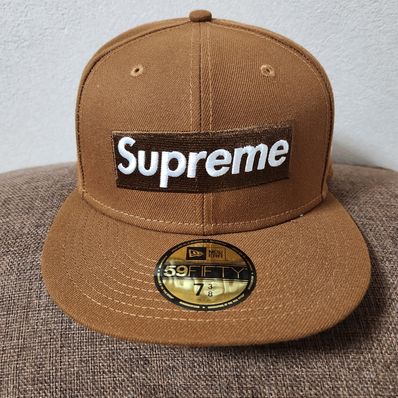 Supreme Money Box Logo New Era "Brown"