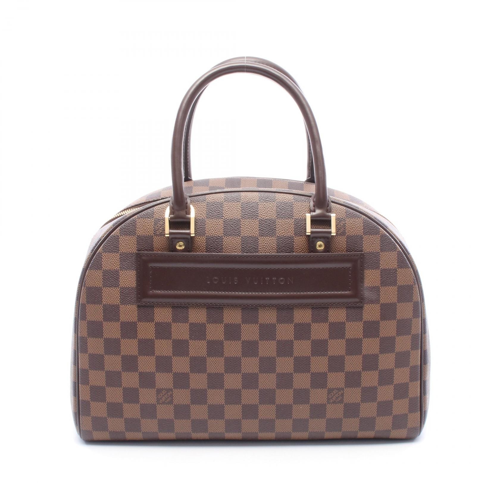 ルイ・ヴィトン LOUIS VUITTON ノリータ ダミエエベヌ ハンドバッグ バッグ PVCコーティングキャンバス レザー ダミエ エベヌ レディース ブラウン系 N41455 【中古】
