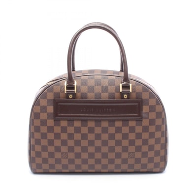 ルイ・ヴィトン LOUIS VUITTON ノリータ ダミエエベヌ ハンドバッグ バッグ PVCコーティングキャンバス レザー ダミエ エベヌ レディース ブラウン系 N41455 【中古】