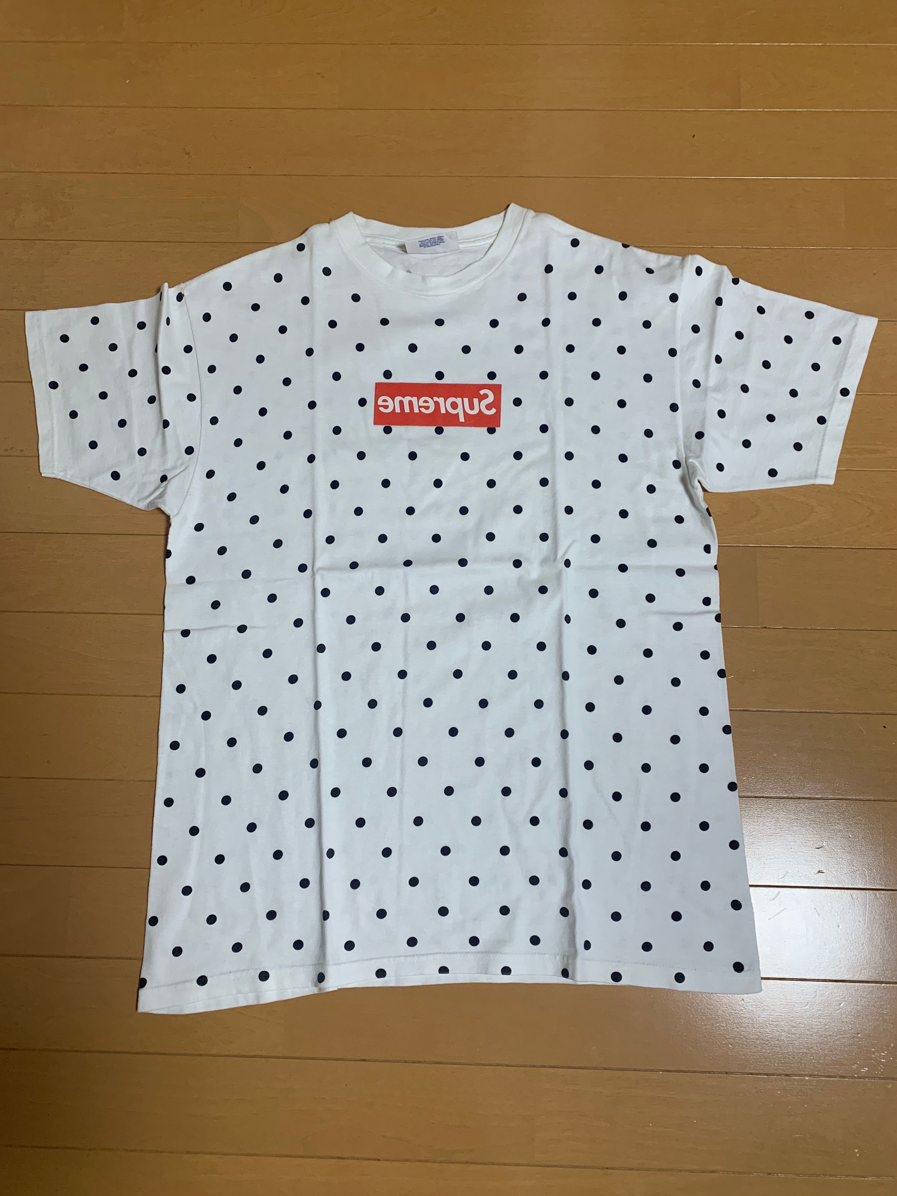 Supreme COMME des GARCONS SHIRT Polka Dot Tee "White"