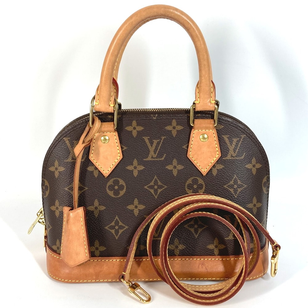 ルイヴィトン LOUIS VUITTON アルマBB M53152 モノグラム 斜め掛け 2WAYバッグ ハンドバッグ ショルダーバッグ モノグラムキャンバス ブラウン