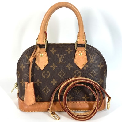 ルイヴィトン LOUIS VUITTON アルマBB M53152 モノグラム 斜め掛け 2WAYバッグ ハンドバッグ ショルダーバッグ モノグラムキャンバス ブラウン
