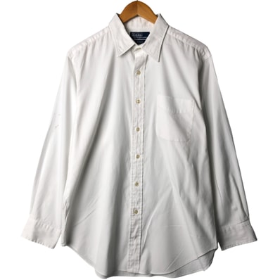 古着 ラルフローレン Ralph Lauren POLO by Ralph Lauren ANDREW 長袖 コットンシャツ メンズL相当/eaa567955