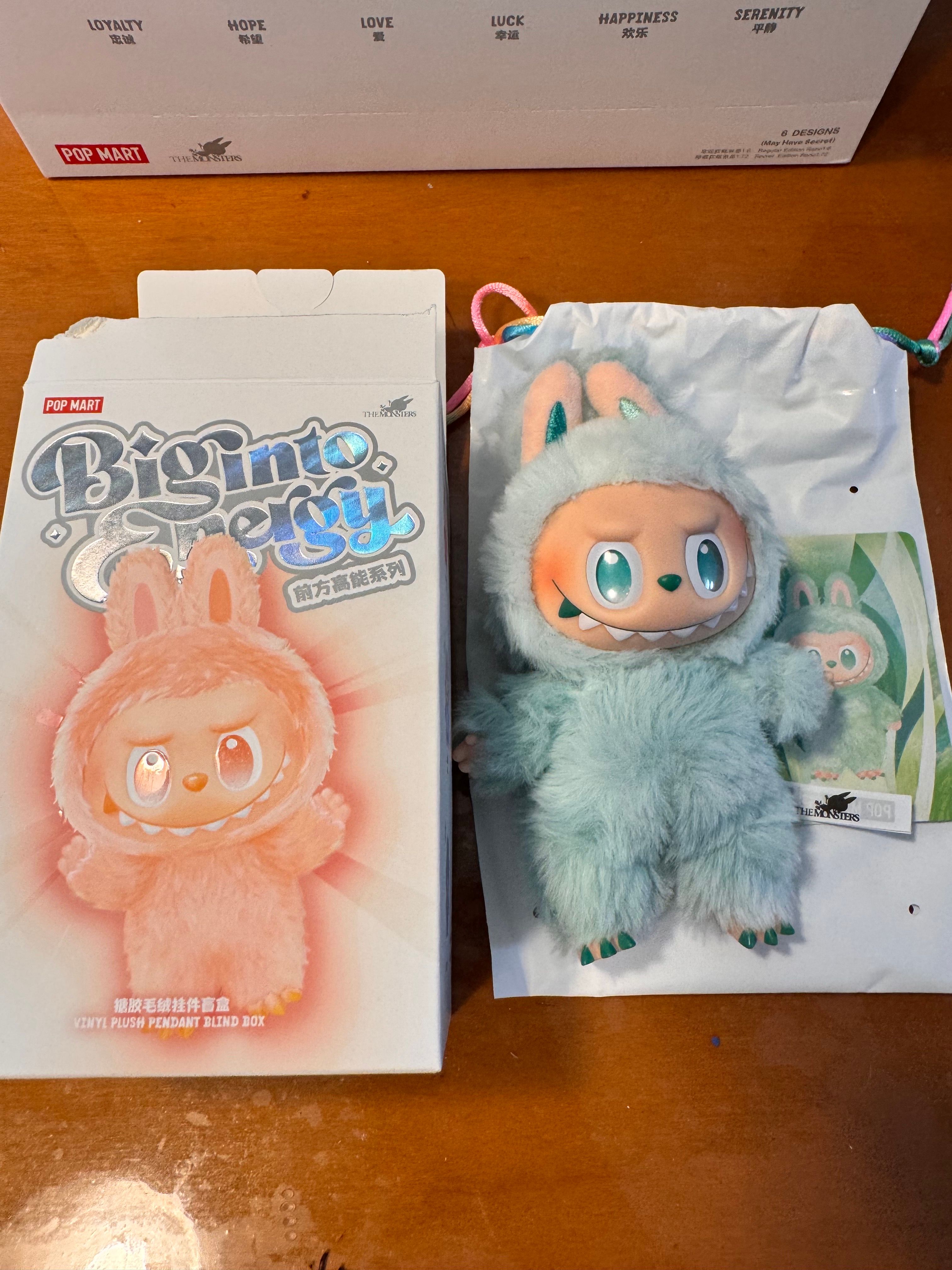 POP MART THE MONSTERS (LABUBU) Big into Energy Series Plush Pendant SERENITY
