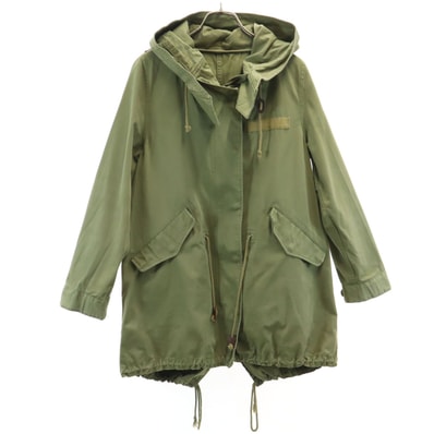 Adam et Rope' アダムエロペ モッズコート 38 オリーブ ミリタリー