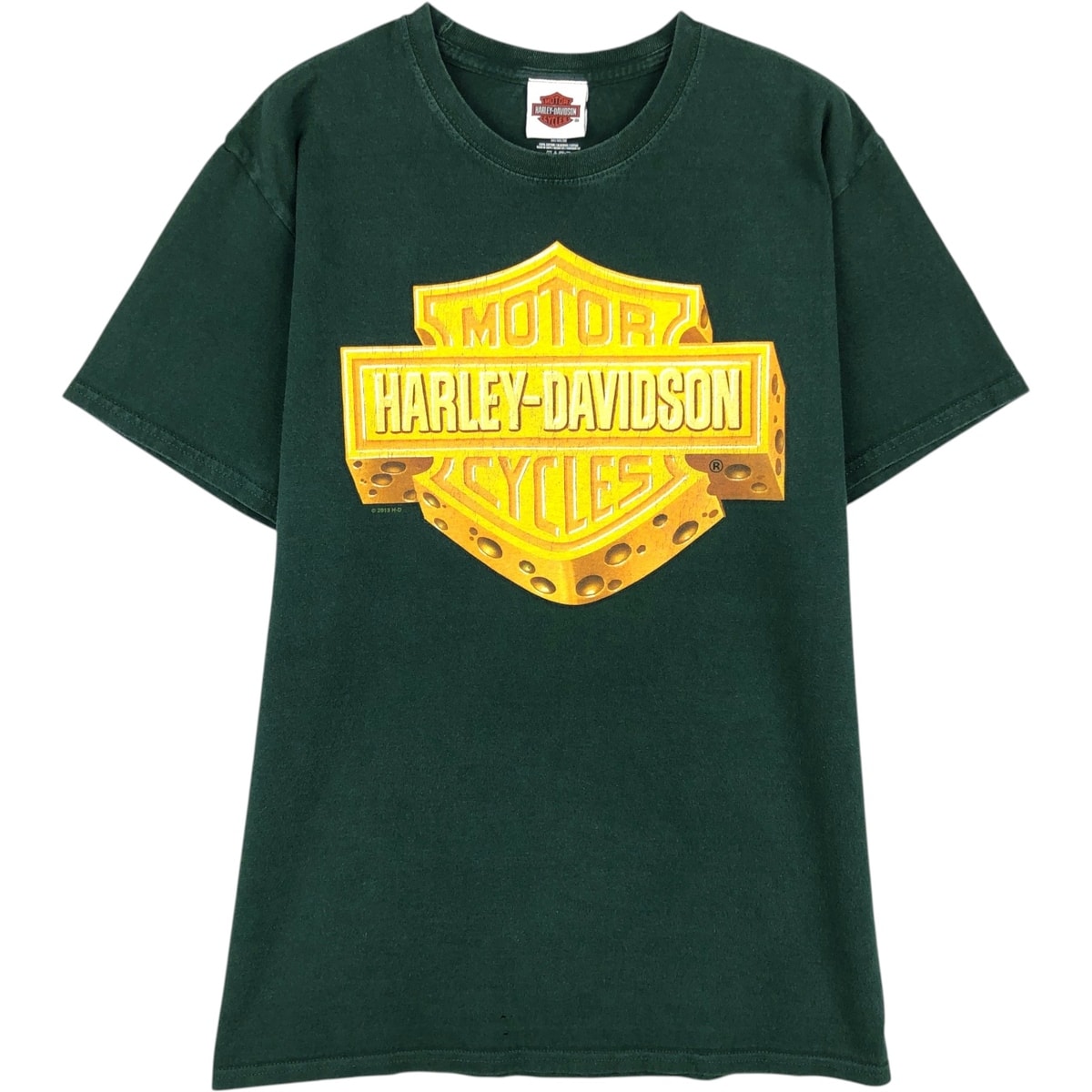 古着 ヘインズ Hanes TAGLESS Harley-Davidson ハーレーダビッドソン モーターサイクル バイクTシャツ メンズM相当/eaa653692