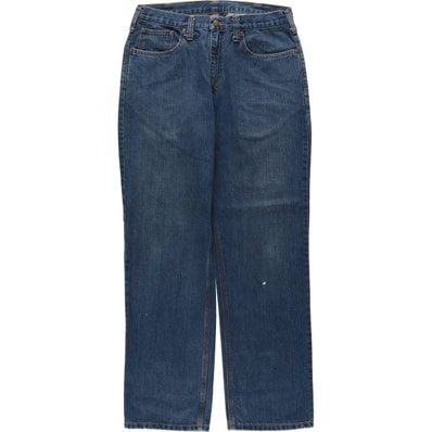 古着 カーハート Carhartt RELAXED FIT テーパードデニムパンツ メンズw34相当/eaa654646