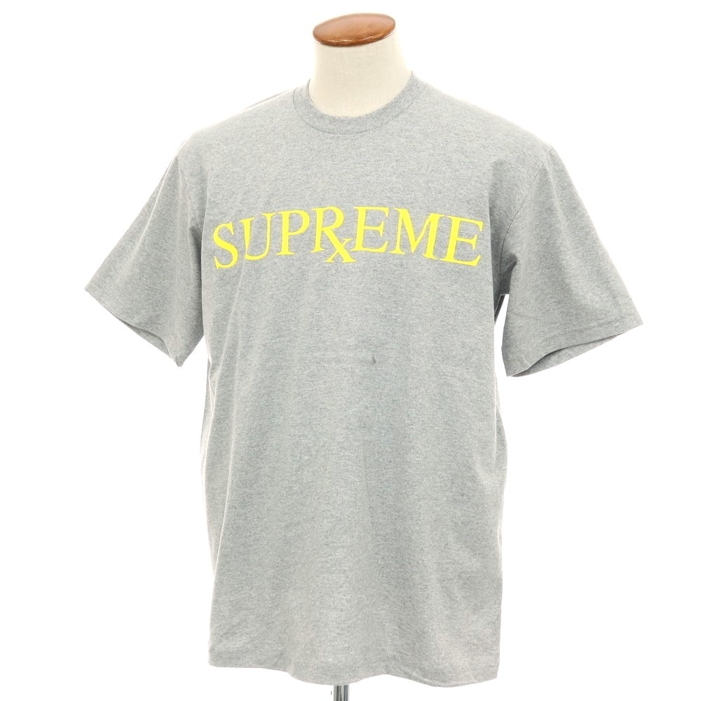 【中古】シュプリーム Supreme 2025年秋冬 RX Tee コットンポリエステル クルーネック 半袖Tシャツ グレー【サイズM】【メンズ】