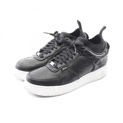 アンダーカバー UNDERCOVER UNDERCOVE × NIKE AIR FORCE 1 LOW スニーカー 靴 レザー メンズ ブラック系 DQ7558-002 【中古】