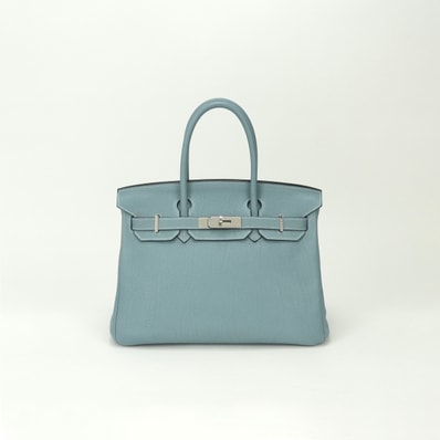 エルメス HERMES バーキン30 バーキン 30 バッグ トートバッグ トゴ シエル Ciel ブルー Blue 青 シルバー金具 ハンドバッグ