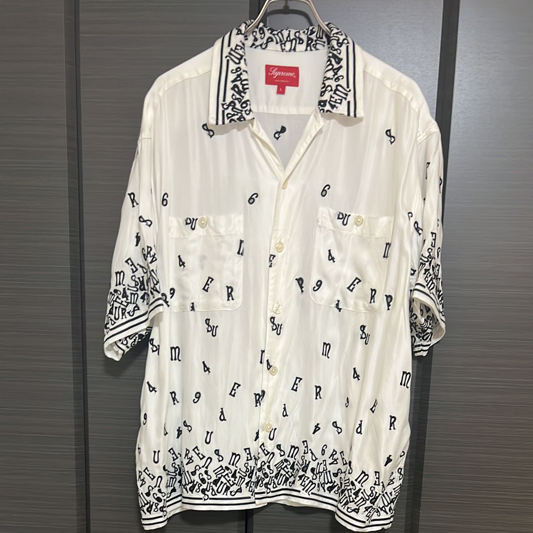 Supreme Nouveau Embroidered S/S Shirt "White"