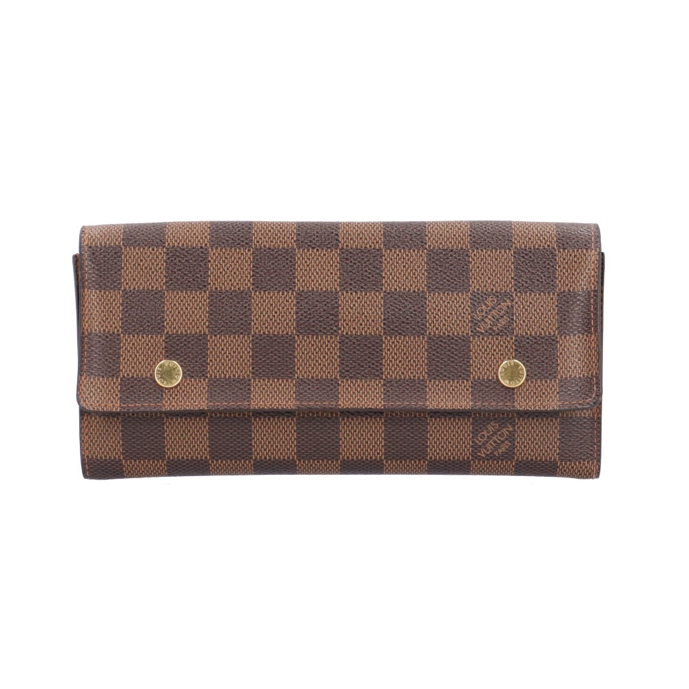 ルイヴィトン ポルトフォイユ ロン モデュラブル ダミエ 長財布 ダミエキャンバス N63093 メンズ LOUIS VUITTON  中古