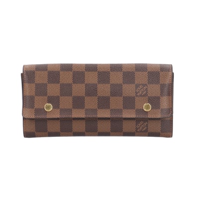 ルイヴィトン ポルトフォイユ ロン モデュラブル ダミエ 長財布 ダミエキャンバス N63093 メンズ LOUIS VUITTON 中古