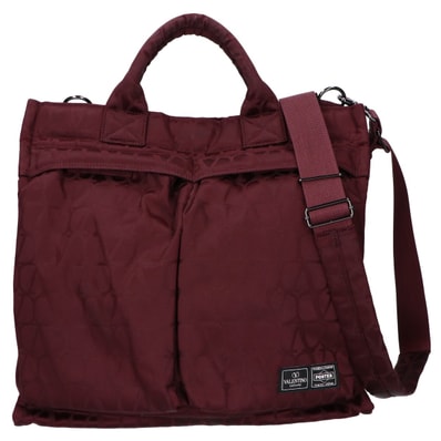 ポーター x ヴァレンティノ ガラヴァーニ トワルイコノグラフ 2WAY VERTICAL TOTE BAG ヘルメットバッグ