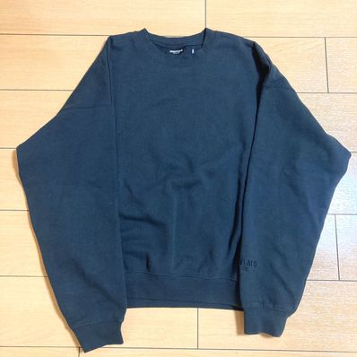 FEAR OF GOD ESSENTIALS 3M Logo Crewneck Sweatshirt "Black"