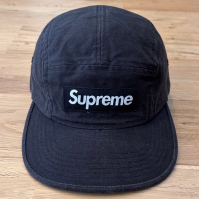 Supreme Canvas Camp Cap "Black"