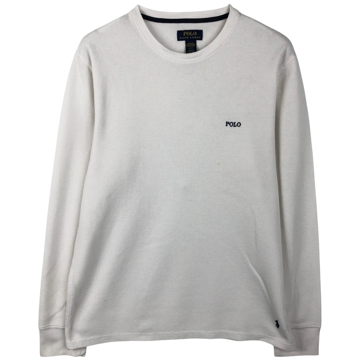 古着 ラルフローレン Ralph Lauren POLO RALPH LAUREN SLEEPWEAR サーマルロンT ワッフル メンズL相当/eaa654990