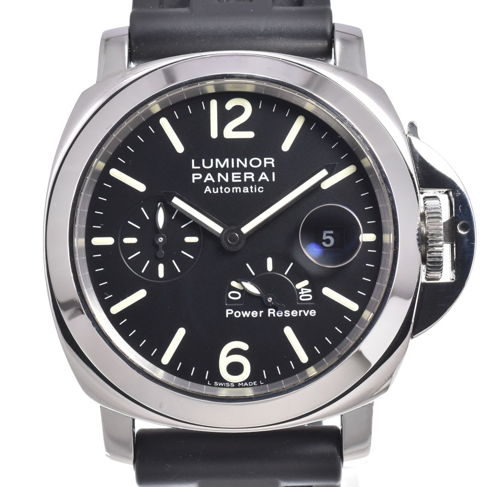 パネライ PANERAI PAM00090 ルミノール ブラック 自動巻き メンズ 良品 箱付き 腕時計 L#150815