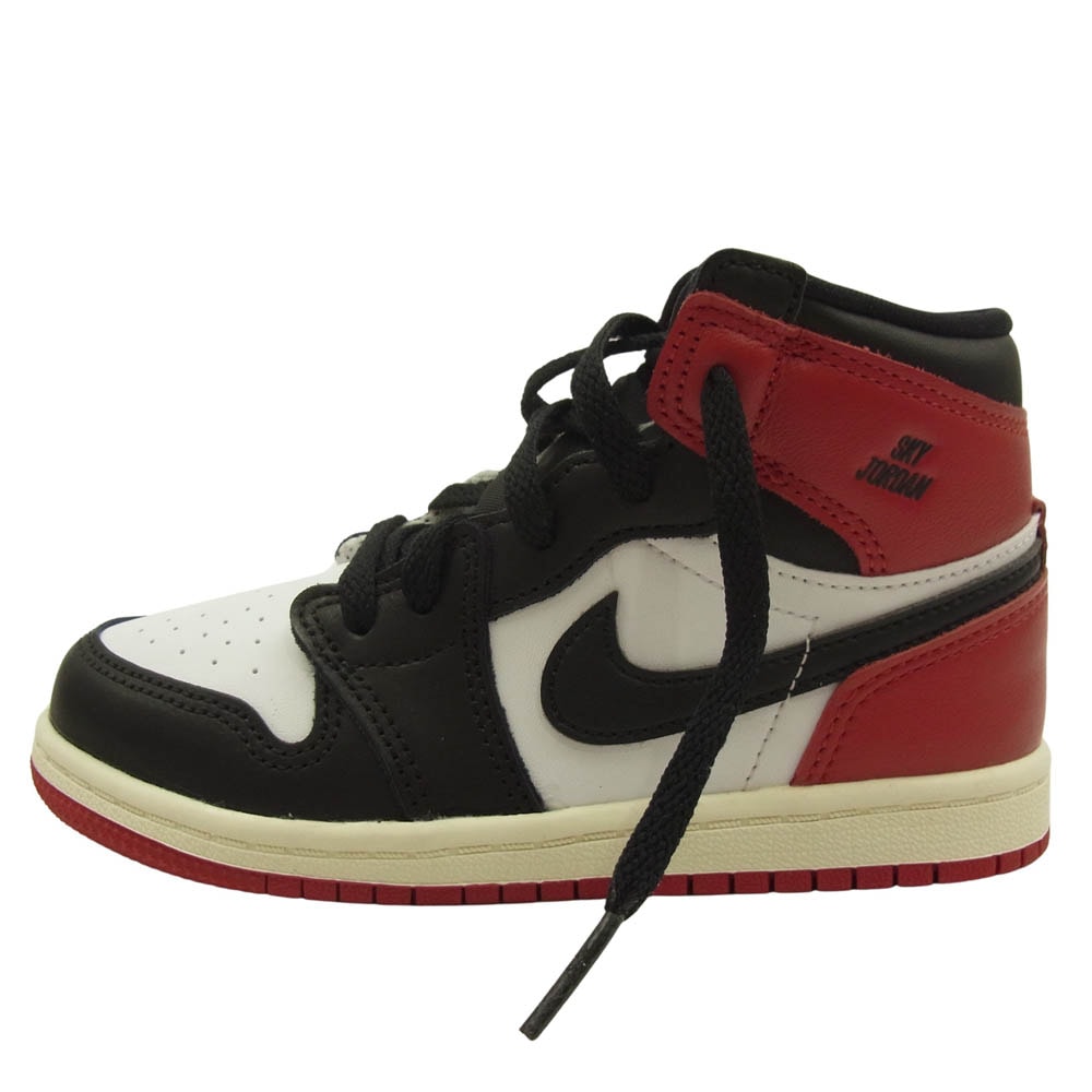 NIKE ナイキ スニーカー FD1413-106 キッズ TD Air Jordan 1 Retro High OG エアジョーダン1 ハイ OG Black Toe Reimagined TD ブラックトゥリイマジンド スニーカー 【新古品】