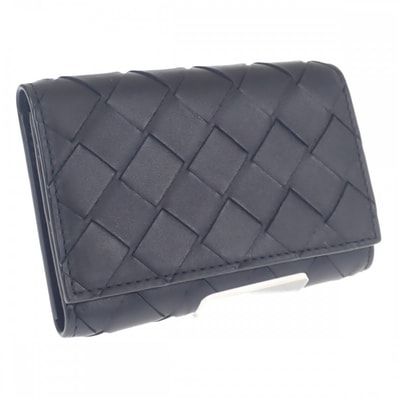 ボッテガヴェネタ BOTTEGA VENETA 630336VCPQ48803 キーケース イントレチャート ブラック ネロ メンズ【中古】【Aランク】